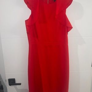 J CREW Red Business Formal Dress